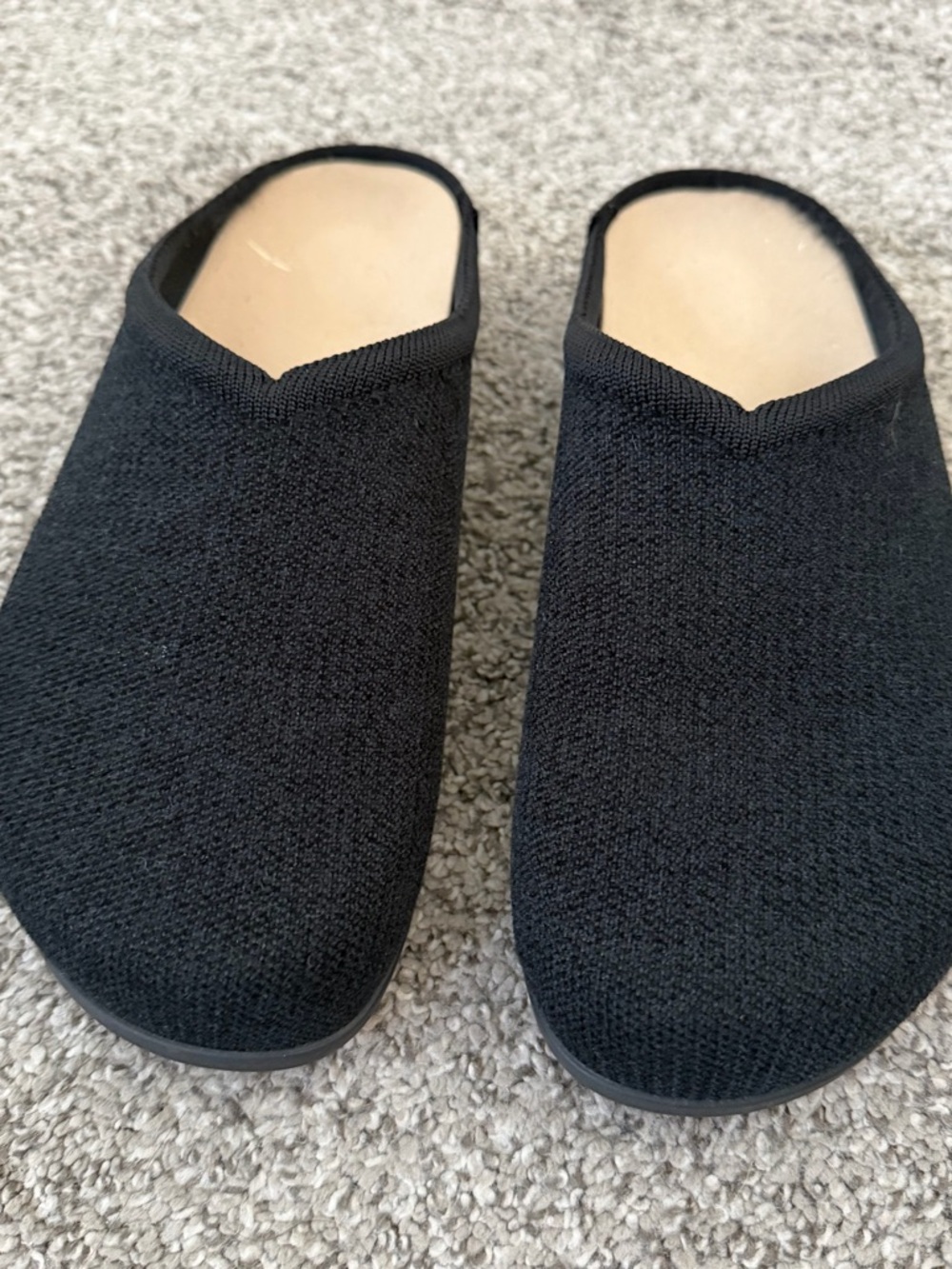 Rothys Knit Slip-On shoes.